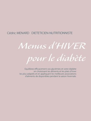 cover image of Menus d'hiver pour le diabète
